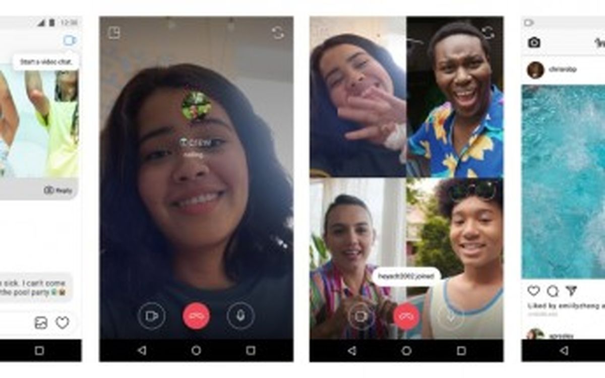 قابلیت تماس تصویری گروهی به اینستاگرام اضافه شد
