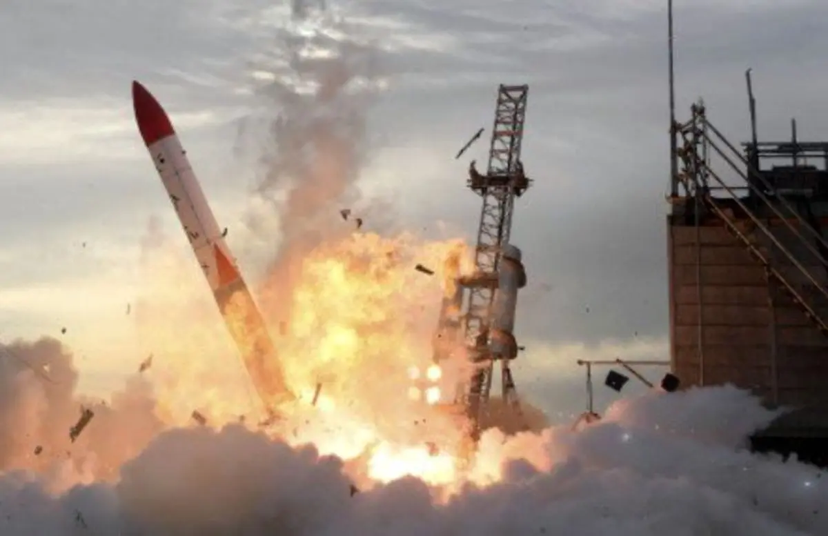 موشک فضاپیمای ژاپنی منفجر شد