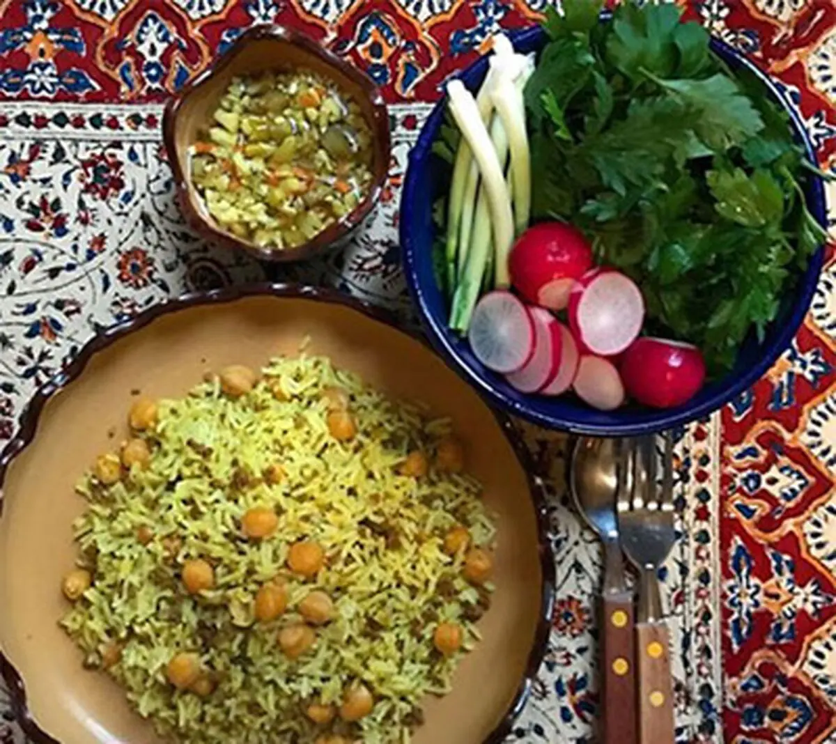 طرز تهیه نخودپلو