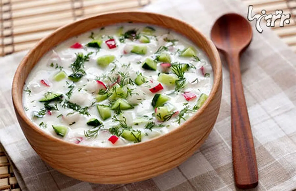 طرز تهیه آبدوغ خیار
