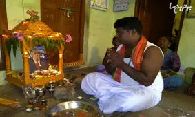 مردی که ترامپ را مثل بت پرستش می‌کند!