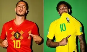 برنامه روز بیست و سوم جام جهانی/ تقابل فینال گونه برزیل و بلژیک