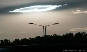 ظاهر شدن عجیب چشم در آسمان