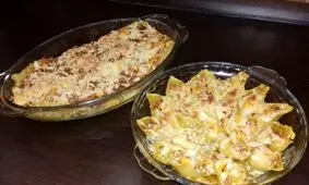 طرز تهیه مرغ صدفی پنیری