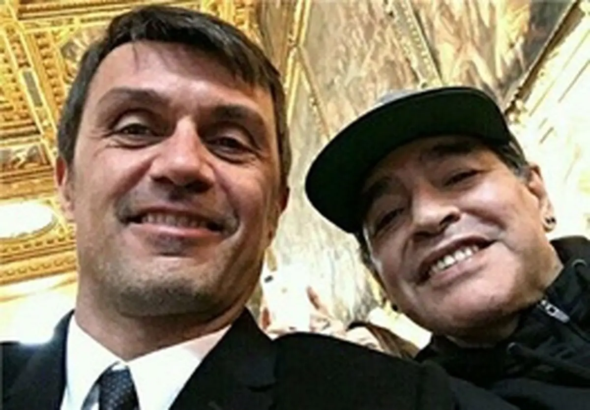 سلفی دو اسطوره دلبر فوتبال دنیا