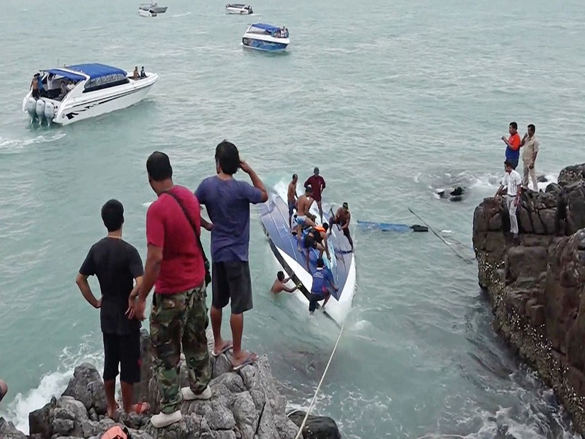 واژگونی کشتی در تایلند یک کشته و 53 مفقود بر جای گذاشت