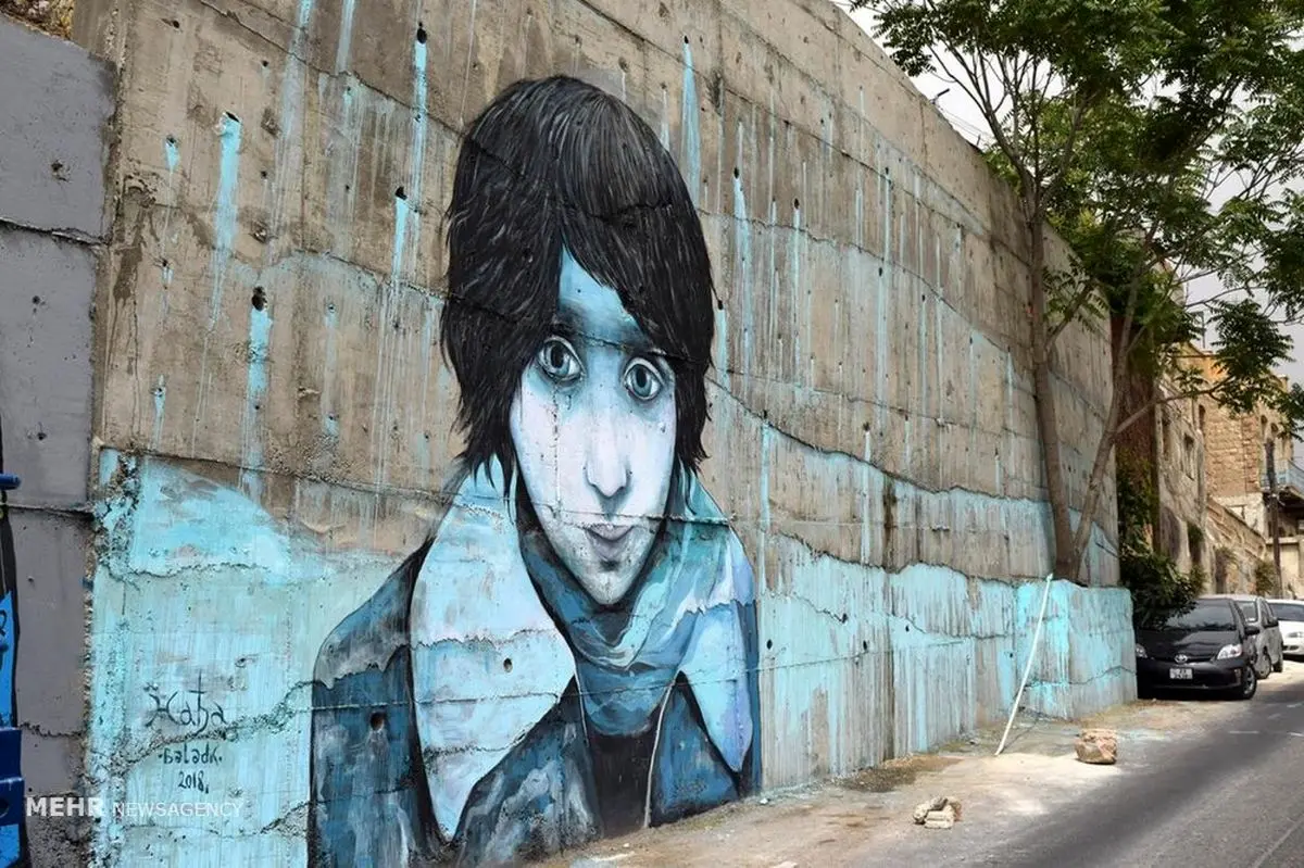 نقاشی های دیواری در امان‎