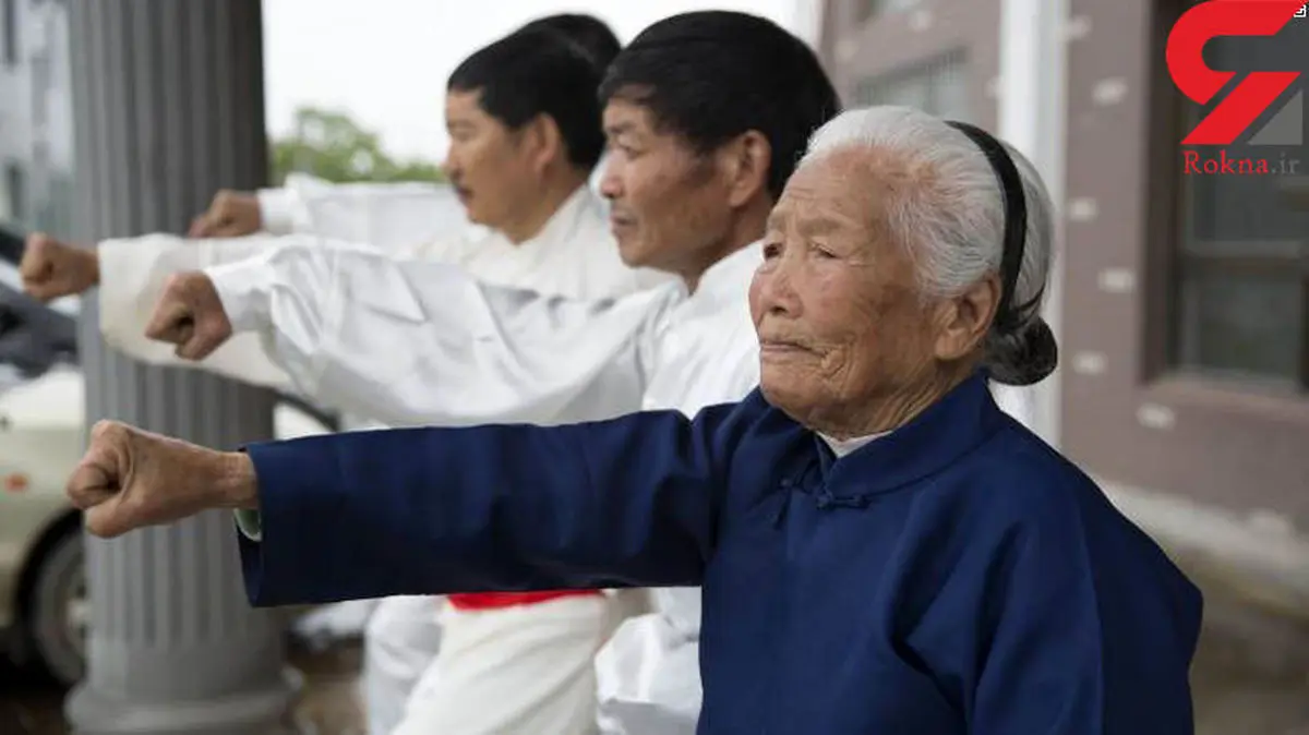 پیرزن 93 ساله ای که به خاطر حرکاتش در شبکه های اجتماعی معروف شد