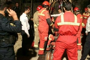 کارگر مقنی در تهران از مرگ نجات یافت