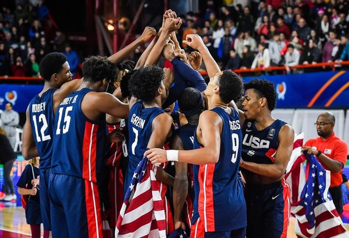 نوجوانان بسکتبال آمریکا برای پنجمین‌بار پیاپی قهرمان جهان شدند