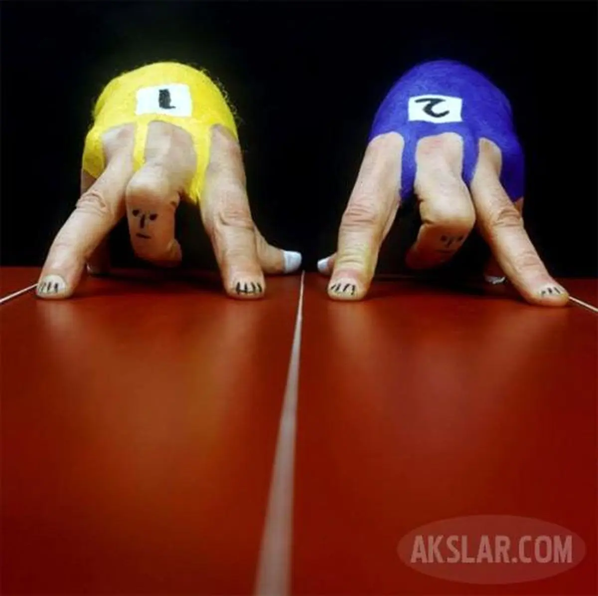 عکسهایی از خلاقیت با دست !!