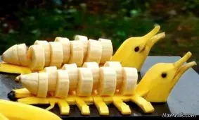 ایده های جالب برای تزیین موز