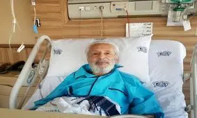 علی نصیریان بر بالین جمشید مشایخی در بیمارستان +عکس