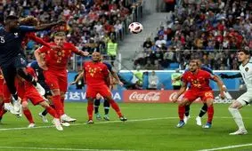 اومتیتی بهترین بازیکن دیدار فرانسه - بلژیک شد