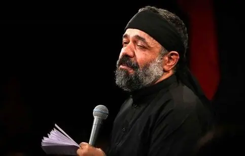بغض و گریه شدید قالیباف با مداحی محمود کریمی/ ویدئو