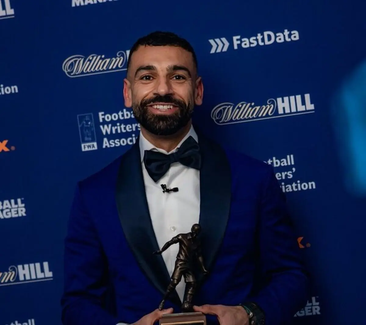 محمد صلاح بهترین بازیکن فصل لیگ جزیره شد
