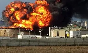 آتش سوزی در مرز ایران و عراق

