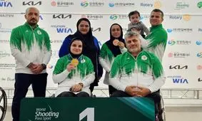 طلا و نقره جهانی پاراتیراندازی بر گردن زنان ایرانی 
