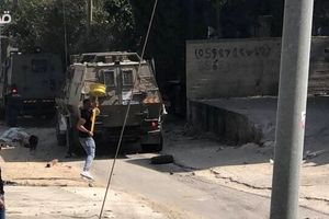 زخمی شدن ۵۰ فلسطینی در درگیری‌ های امروز در شرق نابلس