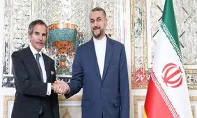 گروسی با امیرعبداللهیان دیدار کرد

