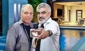 مهران مدیری، پشت‌صحنه «استخر» را عاشقانه کرد/ ویدئو