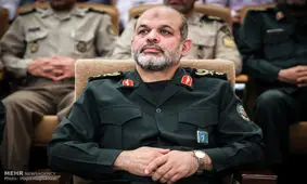  بازدید سردار وحیدی از بیمارستان موقت مصلی تهران/ عکس