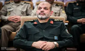  بازدید سردار وحیدی از بیمارستان موقت مصلی تهران/ عکس
