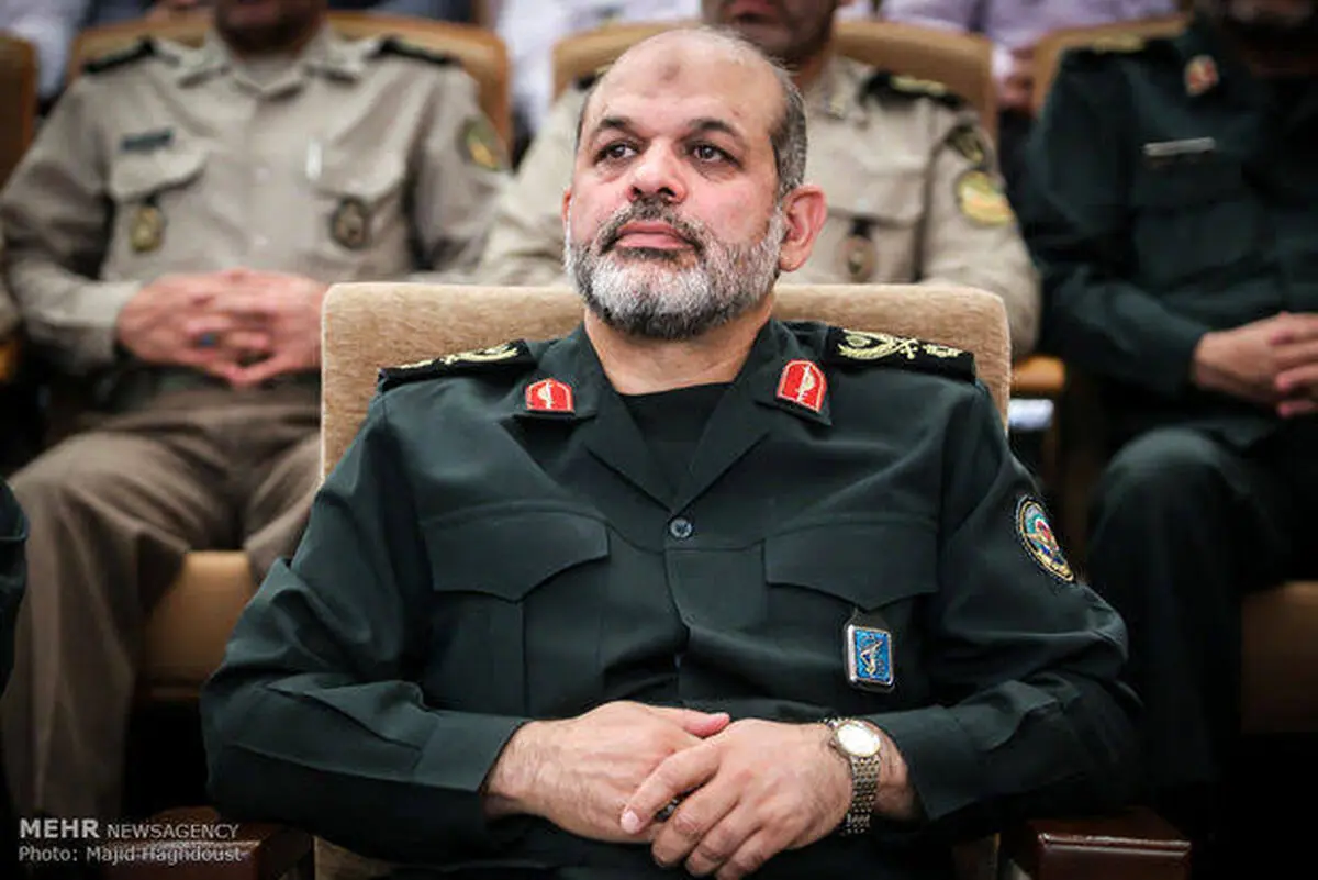  بازدید سردار وحیدی از بیمارستان موقت مصلی تهران/ عکس