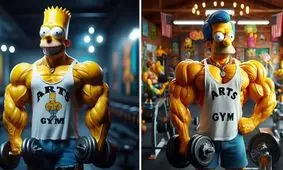 جدیدترین آپدیت بدنی سیمپسون ها در باشگاه/ عکس