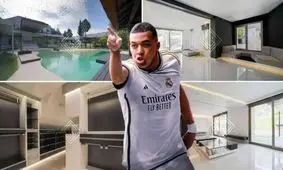 سکونت امباپه در قصر ۱۲۰۰ میلیاردیِ مادرید! /ویدئو