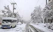 بارش برف و اعلام وضعیت قرمز در کل استان اردبیل/ ویدئو 