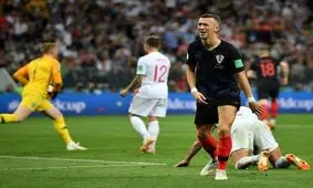 پرشیچ بهترین بازیکن دیدار کرواسی و انگلیس