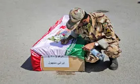 پیکرهای ۵۶ شهید دفاع مقدس به میهن بازگشت