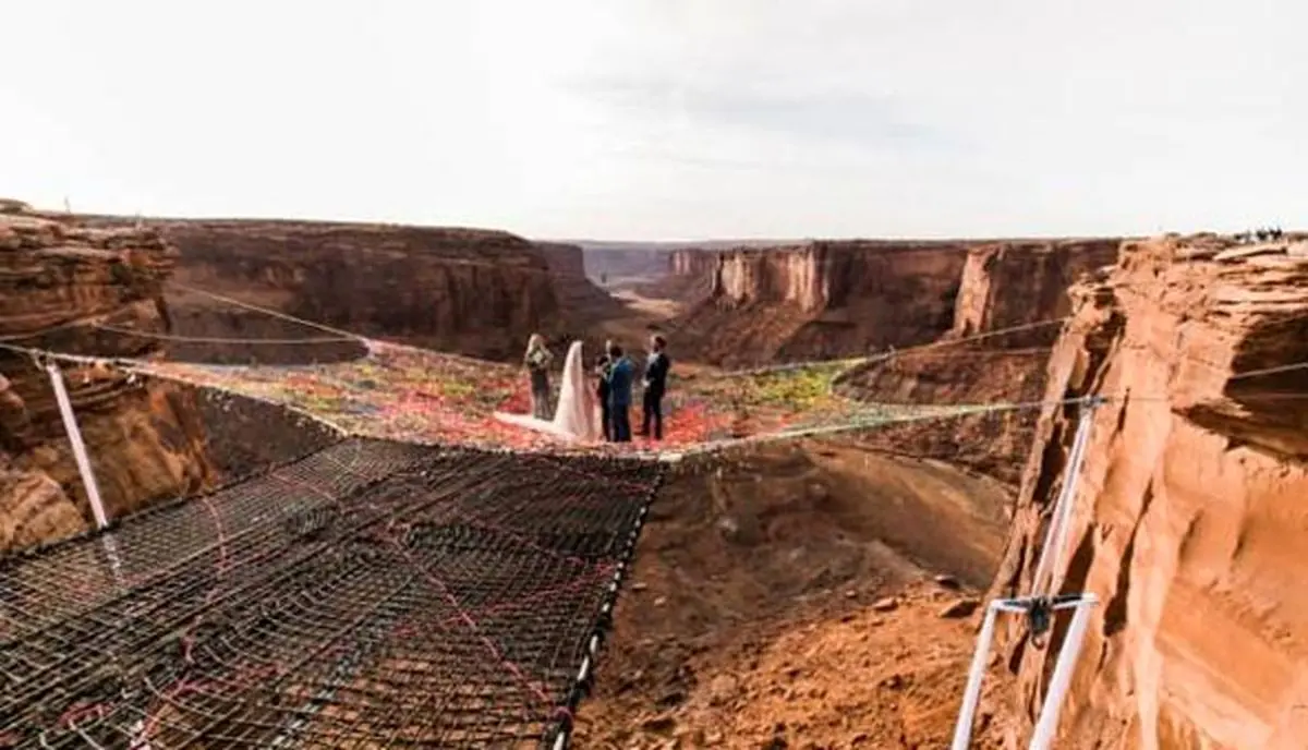 عروسی مهیج و ترسناک این زن و مرد