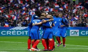 تشکر اعضای تیم ملی فرانسه از رسانه‌ها به خاطر پوشش خبری