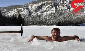 این مرد یخی در سرمای کشنده قطب شمال بدون لباس زندگی می کند