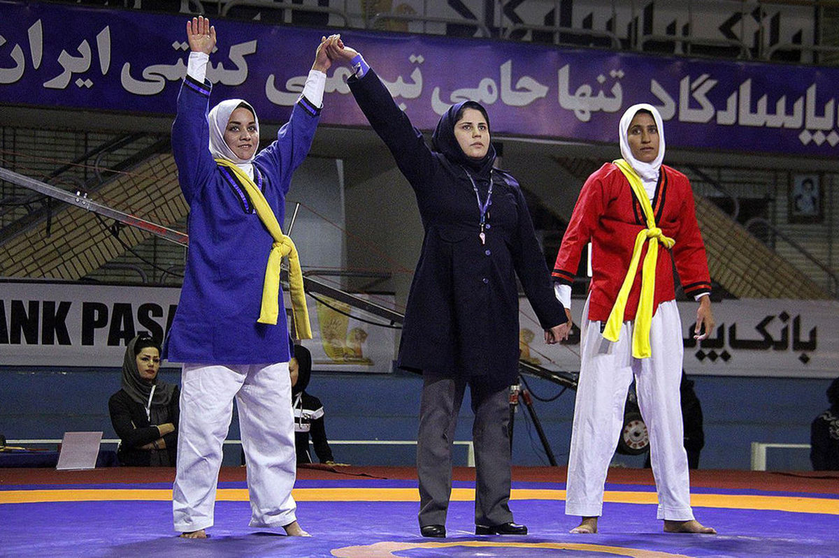 رقابتهای قهرمانی کشور کشتی آلیش بانوان برگزار شد / مازندران قهرمان آلیش بانوان ایران