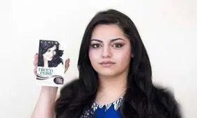 چهره وحشتناک این دختر پس از رنگ مو