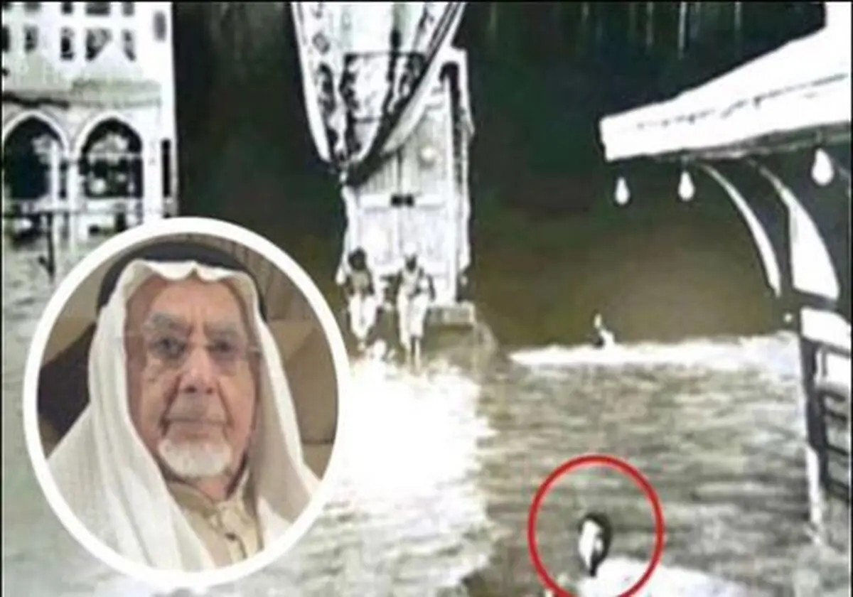 طواف کعبه با شنا کردن !