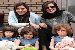 سحر دولتشاهی و سارا بهرامی در پشت صحنه سریال ساخت ایران