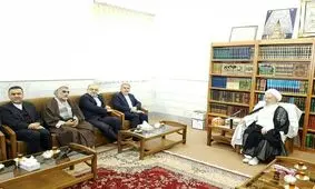 وزیر ارشاد با آیت‌الله مکارم شیرازی دیدار کرد