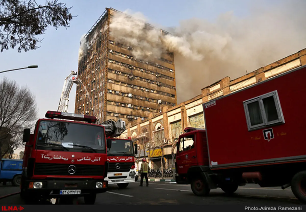 اعزام دو تیم از سگ‌های زنده‌یاب به ساختمان پلاسکو