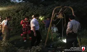 نجات معجزه آسای مرد جوان از چاه ۵۰ متری