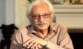 حضور سخنگوی دولت بر بالین جمشید مشایخی/عکس