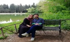 طبیعت گردی «امیرحسین مدرس» و همسرش 