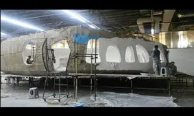 «تورنادو» با اکبر عبدی مذاکره می‌کند/ عکس‌هایی از دکور سفینه