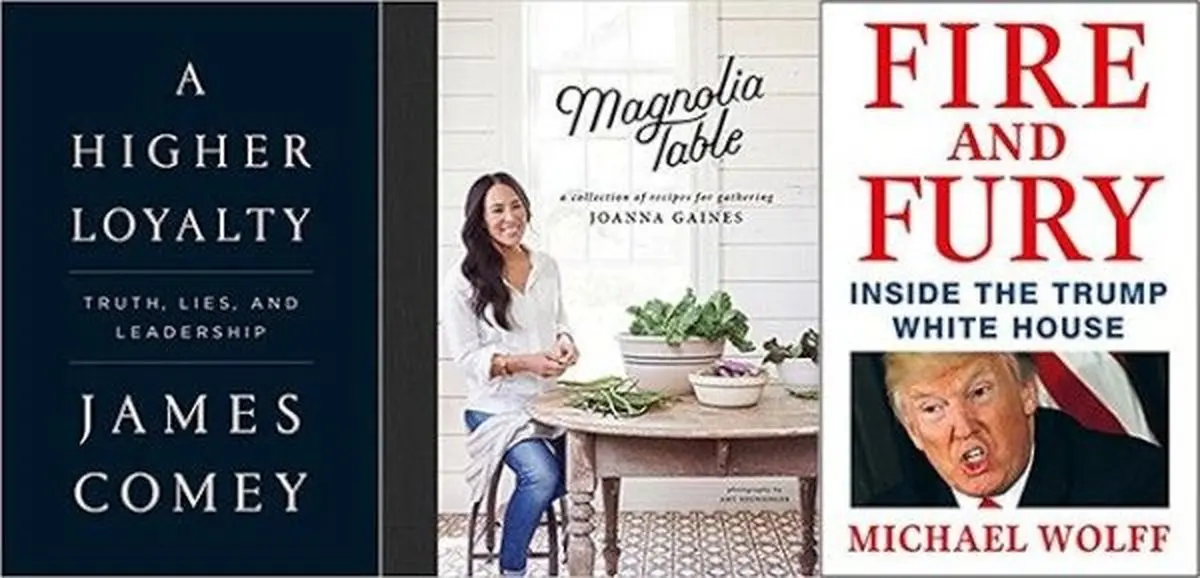 پرفروش‌ترین کتاب‌های ۲۰۱۸ / ترامپ در صدر