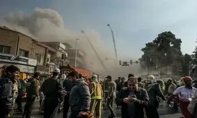 فیلم جدید و واضح از لحظه انفجار و فروریختن ساختمان پلاسکو
