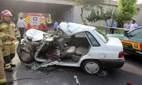 3کشته و مصدوم در تصادف پراید و خاور + تصاویر