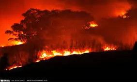 مهار آتش قبل از گسترش در پارک ملی گلستان